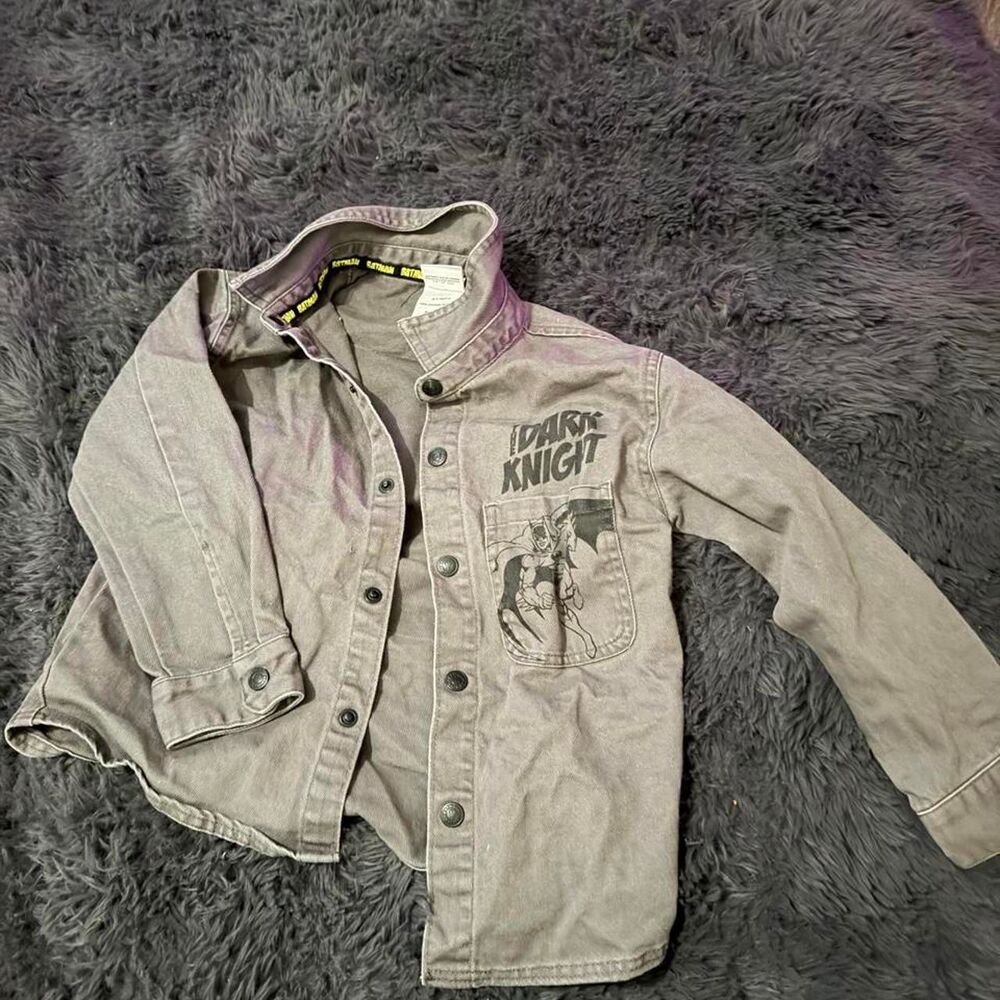 Dc-comics kids Grey and Brown Jacket